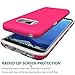 OUBA S8 Case, Galaxy S8 Case, [Dual Layer] Shock Absorption Impact Resistant Armor Rugged Defender Protective Case for Samsung Galaxy S8 - Hot Pink