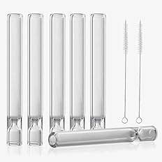 Glass Tube Stem, 4 Inch Long