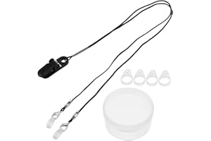 FOMIYES Hearing Amplifier Anti Loss Lanyard with Clip for Adults and Seniors Lightweight Secure Retention