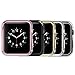Simpeak Slim Back Case Compatible with Apple Watch 42mm Series 2, Pack of 5, Transparent, Black, Gold, Rose Gold, Silver
