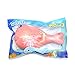 Kiibru Squishy, SLOW RISE and SCENTED Jumbo WHALE with Bonus Random Squishy! (Dolly (Peach))