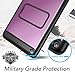 YOUMAKER New iPad 9.7 Case 2018/2017, Heavy Duty Kickstand with Built-in Screen Protector Full-body Shockproof Protective Case Cover for Apple iPad 9.7 inch 2017/2018 5th/6th Gen (Purple/Black)