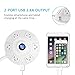Upgraded Tower Power Strip with USB by BESTEK – Vertical 6 Outlet 6 Foot Long Power Cord, 3 USB Charging Ports … (Gray)