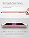 iPhone 6s case, iPhone 6 case,KimHee 3 in 1 Ultra Thin Slim Non Slip Design Hybrid Case Metal Textured Grip Anti Slip Skin& A Matte Touch for apple iphone 6s-Rose Gold(4.7inch)