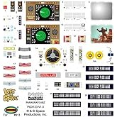BIBNY 1/35 Paragrafix Lost in Space Jupiter 2 Decal Set for Stock Interior PGX122