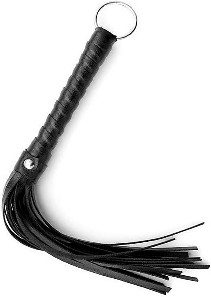 Jagowa Black Whip Prop 30cm Catwoman Cosplay Leather Polo Novelty Whip