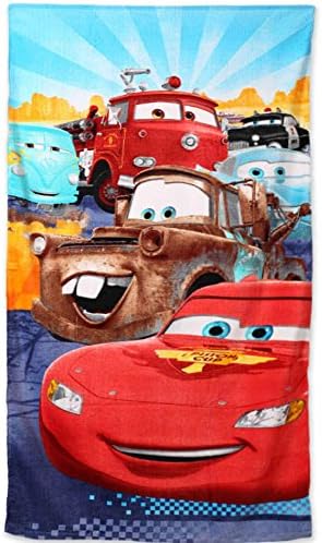 Kids Boys Offical Licensed Disney Cars Cotton Towel 140X70 cms