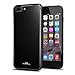 Birsppy iPhone 8 Plus case, iPhone 7 Plus Case, (TPU + Glass) Slim case, Shock Absorption Double Protection Case Cover for iPhone 8 Plus, iPhone 7 Plus - Black