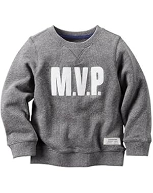 Carter's Boys L/S MVP Heather French Terry Pullover