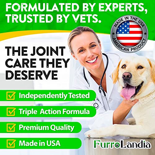 FurroLandia Hemp Hip & Joint Supplement for Dogs 170 Soft Chews