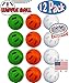 WIFFLE Balls Green, Orange & Yellow Official Size Baseballs Matty's Toy Stop Set Exclusive Colors Bundle - 12 Pack (4 Green, 4 Orange & 4 Yellow)