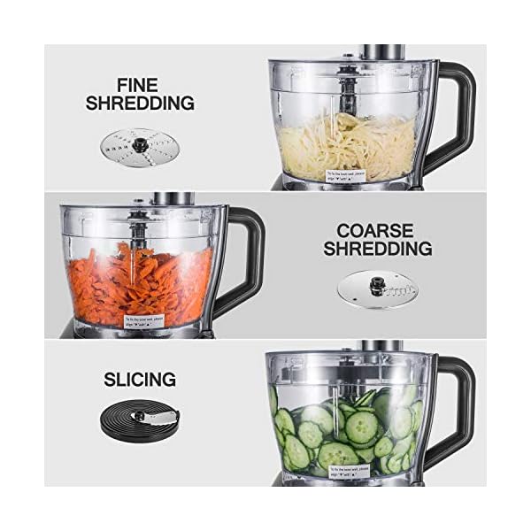 Topchef-Food-Processor-1100W-Multifunctional-Food-Processor-BlenderChopper-Mixer-Grinder-Citrus-Juicer-Knead-Dough-Blades-Shredder-Slicing-Attachments-and-32L-Bowl-15L-Blender-Jug Topchef Food Processor 1100W 11 in 1 Multifunctional Food Processor with 3.2L Bowl and 1.5L Blender Jar, 3 Speeds for…