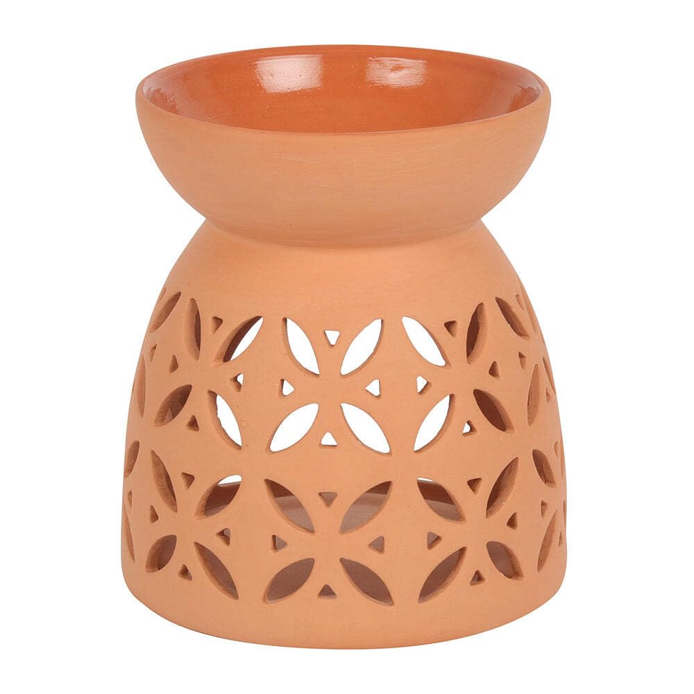 Oil Burner | Star Cut Out | Terracotta Effect | 1pc. 277g