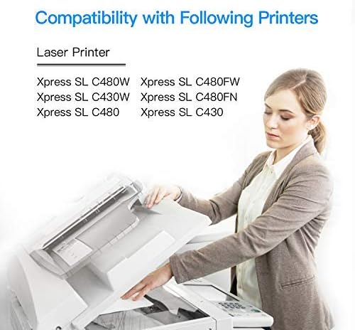404S Compatible Toner Cartridge Replacement for Samsung P404C CLT-P404C for Xpress SL C430 C430W C480 C480W C480FN C480FW (1 Black/1 Cyan/1 Magenta/1 Yellow - Image 3
