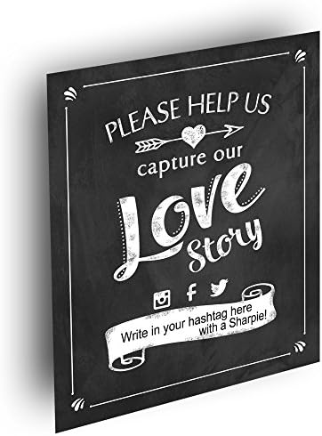 Instagram Wedding Print - Hashtag Wedding Print UNframed - 8x10 unframed wedding print sign