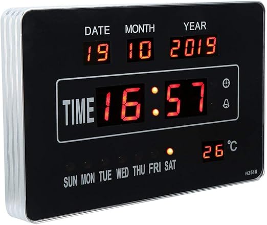 Reloj De Calendario Digital Reloj De Calendario Electronico