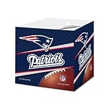 New England Patriots 2.75-Inch Sticky Note Cube, 550 pages - NFL (CUS-QUQ)