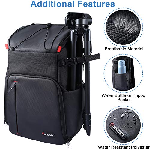 Endurax Camera Backpack, Waterproof Cameras Bag Drone Backpacks for
