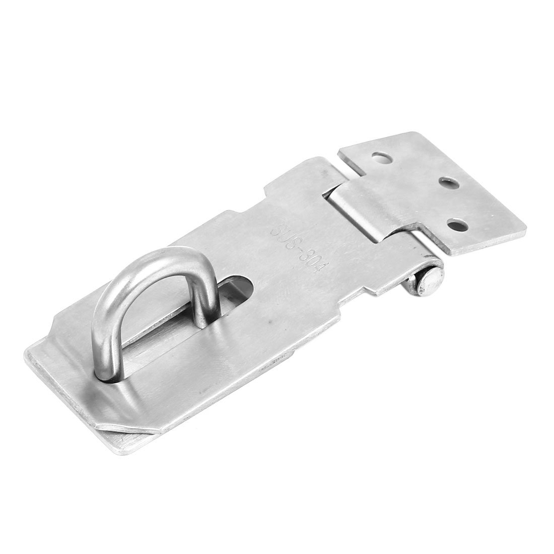 sourcingmap 304 Stainless Steel Hasp Staple Safety Door Bolt Latches for Padlock