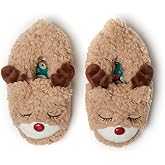 Dearfoams unisex-child Kids Toddlers Whimsical Animal Critter Washable Slipper