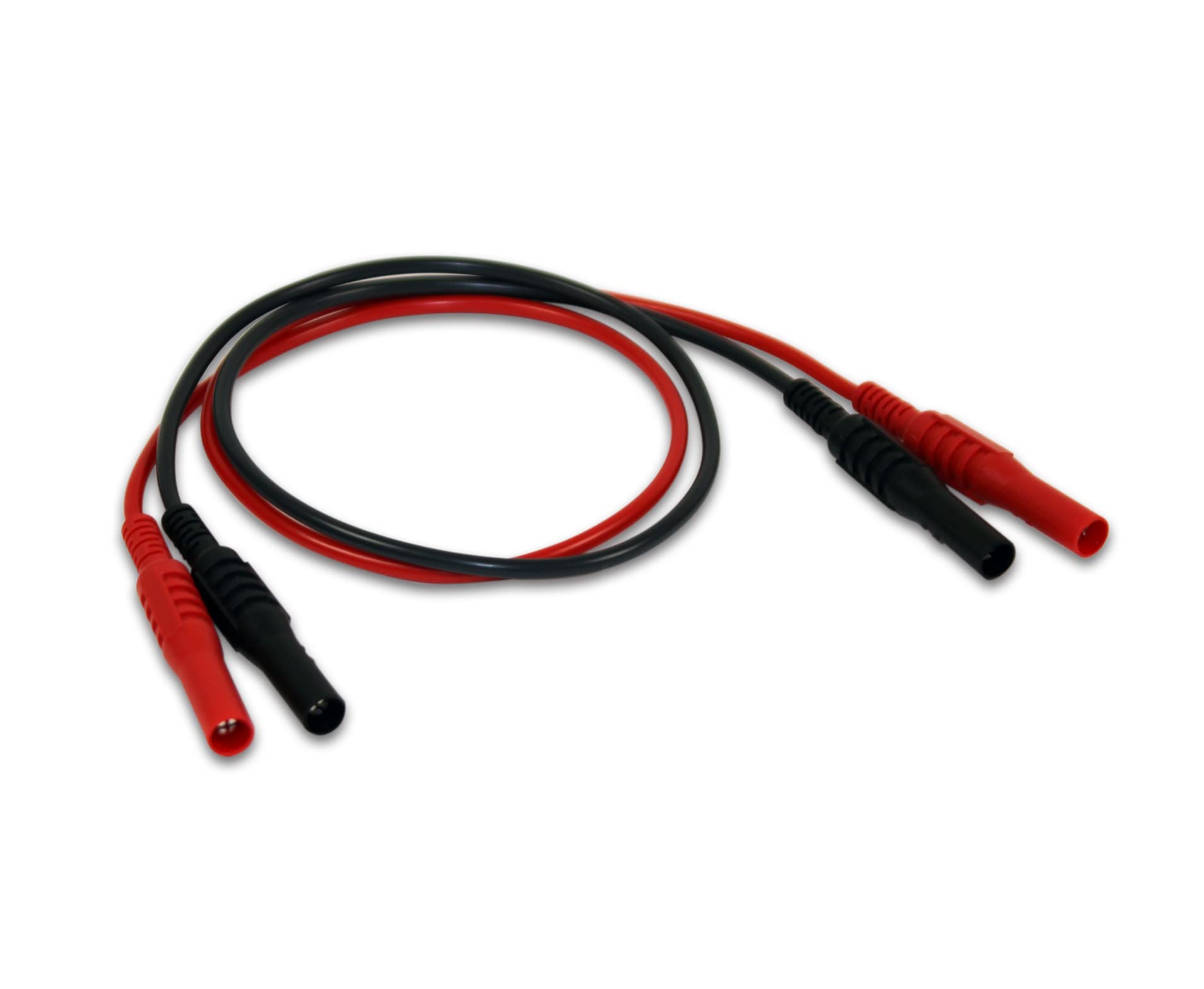 Shrouded 4 mm to 4 mm lead 1000 V CAT III 0.5 m, red