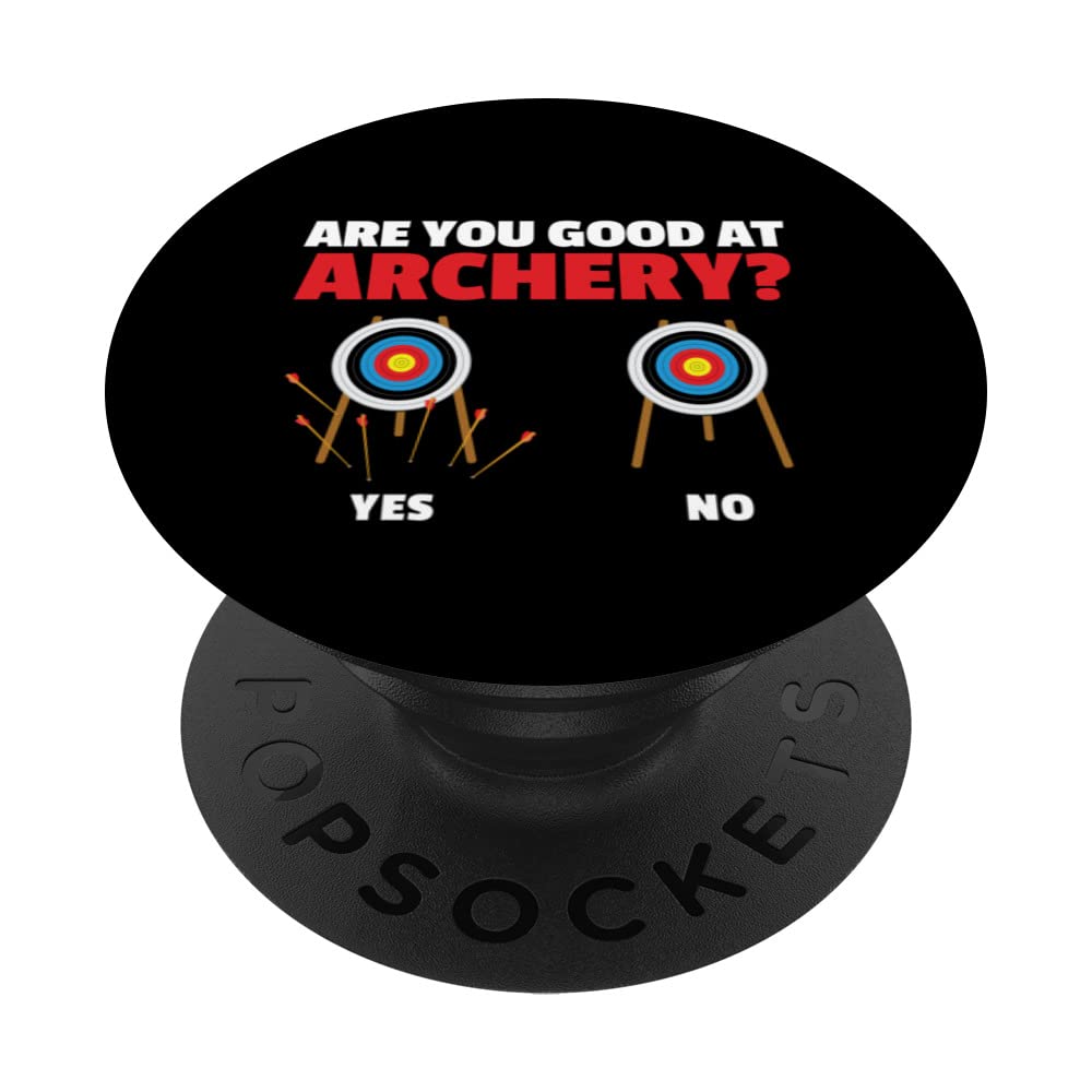 Archery Target Arrows Archer Arrow Bow Sport Lover Funny PopSockets Swappable PopGrip