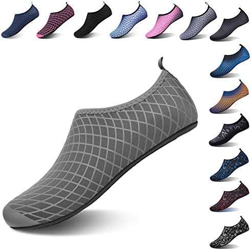 LINGMAO Women Quick-Dry Water Shoes Barefoot Aqua Skin Socks Slip-On for Beach Swim Yoga Pool Outdoor