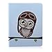 iPad 2/3/4 Case, Dteck(TM) Cartoon Cute Pattern PU Leather Flip Stand Case with [Cards Slots&Money Holder] for Apple the New iPad 4 & 3 with Retina Display / iPad 2 (02 Big Eyes Owl)