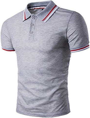 QWQHI Men's Adult Classic Slim Fit Polo Shirt