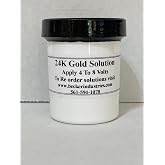 24K Gold Plating Solution, 24K Electroplating Solution, Immersion Plating Gold Solution, 4oz