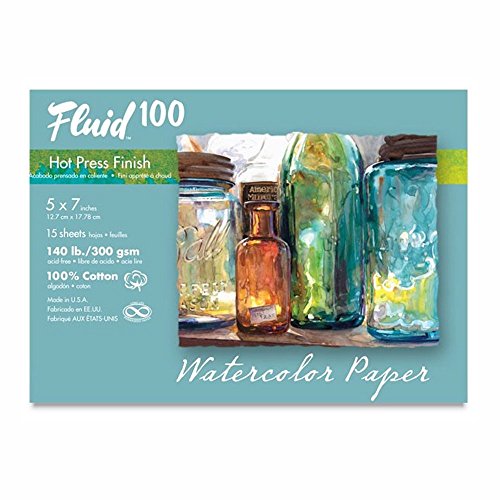 Handbook Paper Fluid 100 Watercolor Hp 140Lb Pochette 5X7