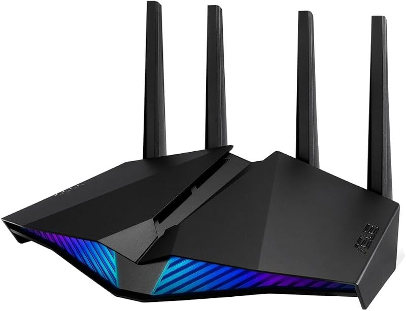 ASUS RT-AX82U AX5400 Dual Band WiFi 6 Gaming Router Aura RGB AiMesh