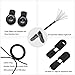 LattoGe (2 PACK) Elastic Shoelaces No Tie Shoe Laces Trim-To-Fit Design For Basketball,Tennis Shoes,Football, Soccer,Baseball Cleats,Hiking Boot (Black)