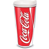 Tervis Coca-Cola - Coke Can Tumbler with Wrap and Frosted Lid 24oz, Clear