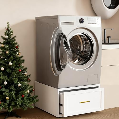 Laundry Pedestal Heavy Duty Metal Washer and Dryer Pedestals, 16