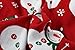 Lanyarco Snowman Dog Christmas Pajamas Xmas Cotton Pet Jumpshit Christmas Onesie PJS for Large Dogs, Back 23