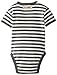 L'ovedbaby Unisex-Baby Newborn Organic Short-Sleeve Bodysuit, Gray/Beige, 12/18 Months