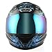 Motorcycle Street Bike Blue Dragon Full Face Adult Helmet