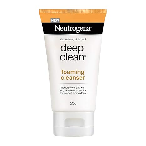 neutrogena deep clean cream to foam cleanser