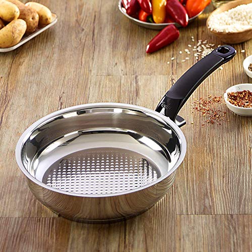 Fissler vitaquick & crispy steelux comfort Pressure Cooker & Frypan Set