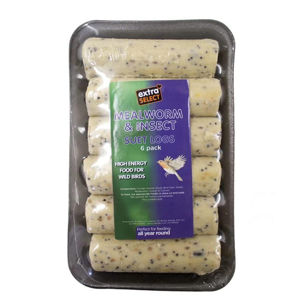 Extra Select Suet Logs Insect & Mealworm 12x6