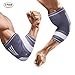 LIVEUP SPORTS 1 Pair Elbow Brace, Compression Elbow Adjustable Support Sleeve for Tendonitis Bursitis Tennis Golf Weightlifting Elbow Treatment, M