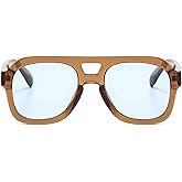willochra Oversized Pilot Y2k Sunglasses For Women Vintage Men Driving Oval blue Sun Glasses Female Sexy Shades UV400