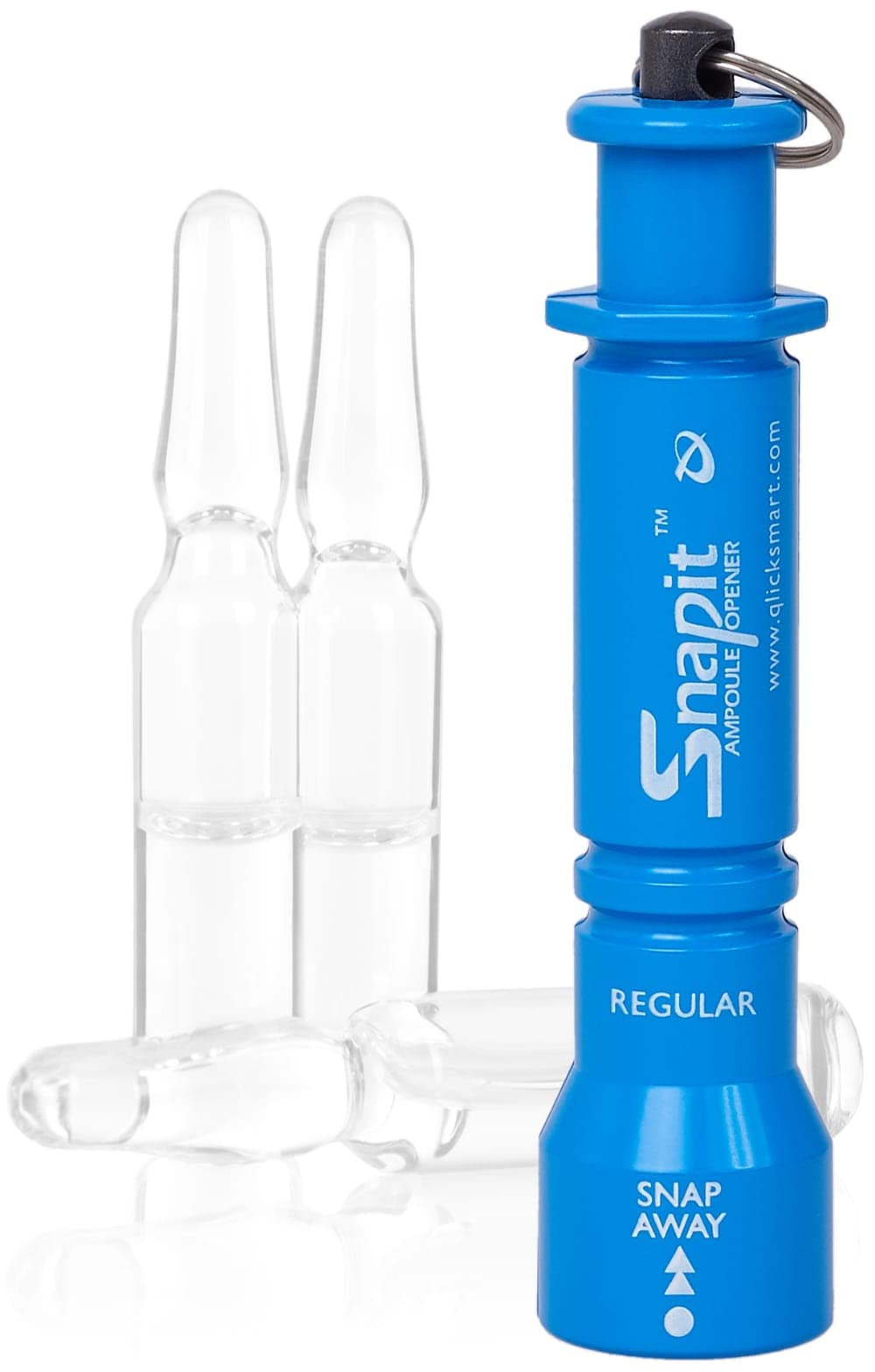 SnapIT Ampoule Opener for Glass Ampoules 1-15 ml (Plastic, Blue)