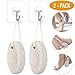 Natural Lava Exfoliating Pumice Stone for Feet, 2 Pcs/lot Foot Hands Exfoliator Pedicure Tools Body Scrubbers Hard Skin Callus Remover Foot File Exfoliation to Remove Dry Dead Skin