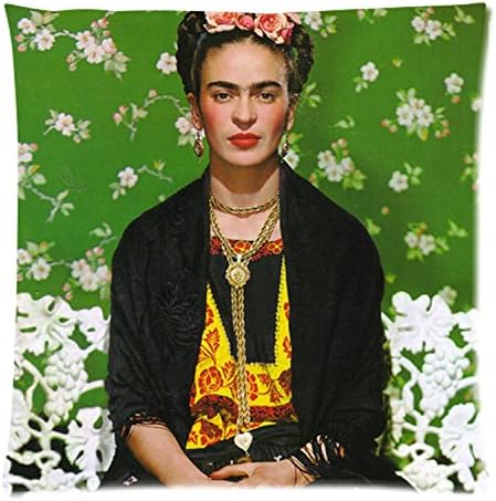 GDF Frida Kahlo Pillowcase Zippered Pillow Case 18"x18"(two sides)