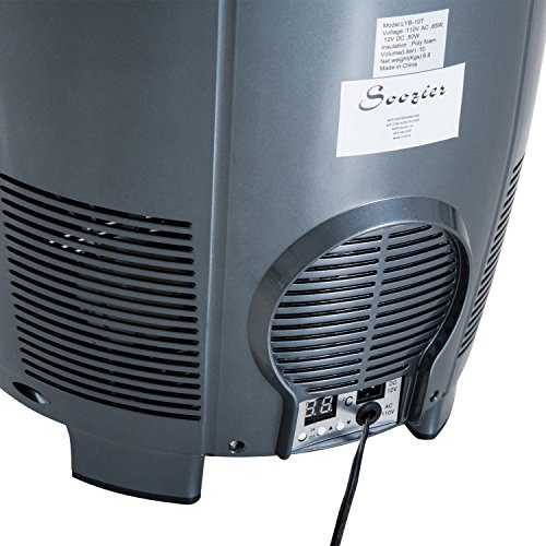 Portable 10 Liter Mini Keg Refrigerator Beer Cooler and