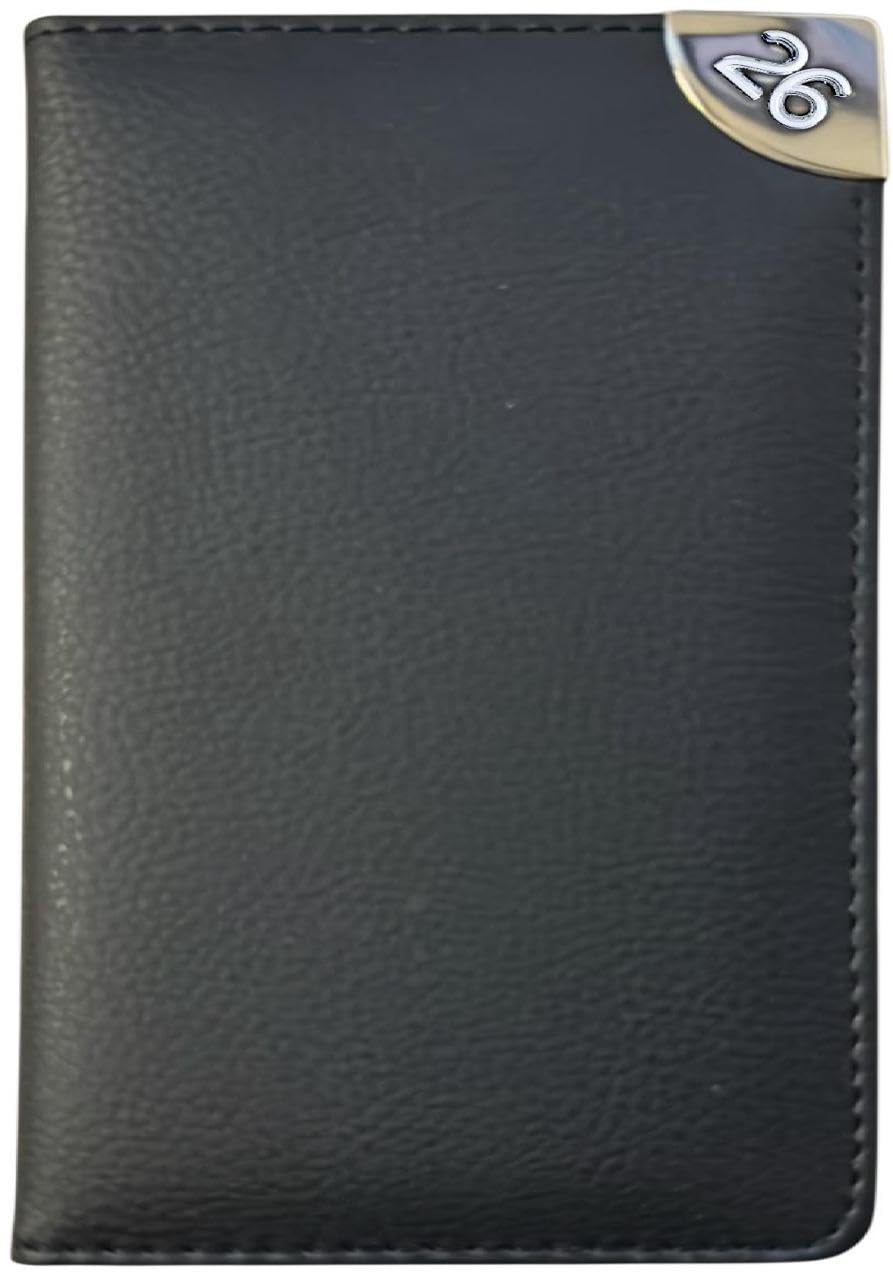 PaulStore 2026 Diary A5 Week To View Diary D Range Family Organiser Planner (Black)