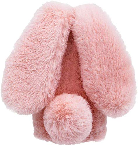 Xifanzi Cute Case Girly Faux Rabbit Fur Case for iPod Touch 5 6 7 Bunny Furry Protective Phone Cover Plush Case Skin Cover Rubber Cute Soft Warm Fluffy Case for Women Girls Shell Glitter Cases Pink