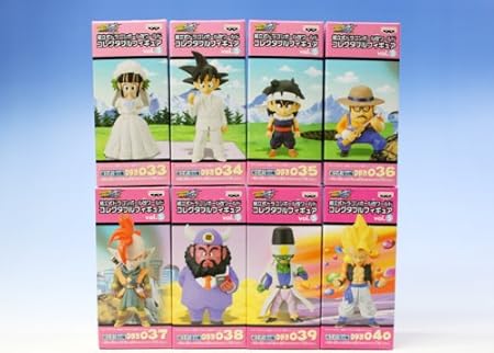 Amazon ドラゴンボール改 ワールドコレクタブルフィギュアvol 5 フィギュア 結婚式 プライズ バンプレスト 全８種セット ポスターおまけ付き おもちゃ おもちゃ